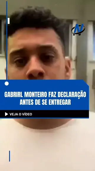 Gabriel Monteiro Grava V Deo Dando Declara O Antes De Se Entregar Para A Pol Cia Sbt New