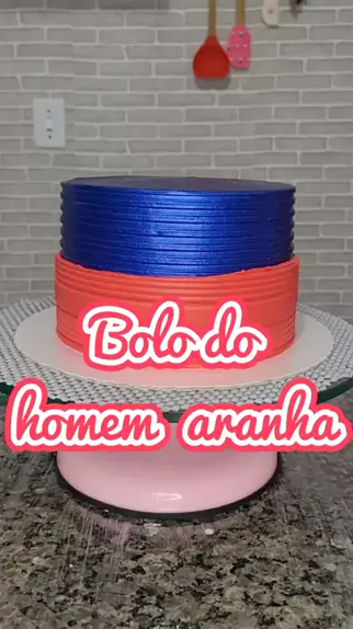 Bolo Homem-aranha! #confeitaria #chantilly #chantininho