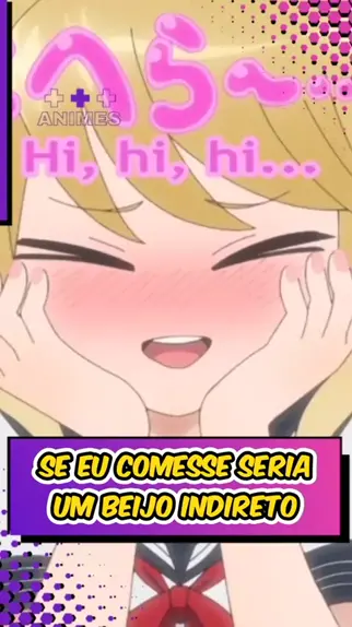 Por que o beijo indireto é um tropo de anime tão popular