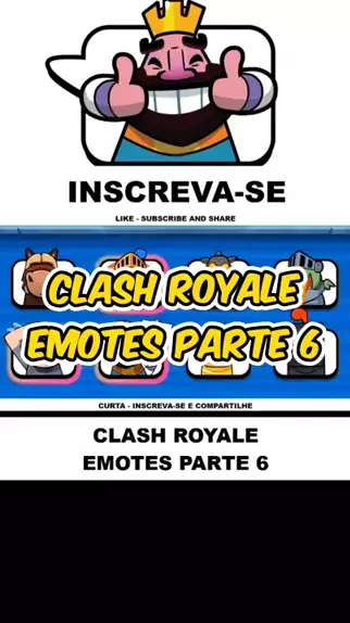 Clash Royale King Emote 