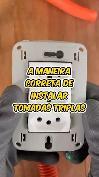 Como instalar Tomadas Triplas 