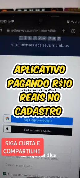 💵GANHE R$10,00 REAIS NO CADASTRO VIA PIX -NOVO APP PAGANDO POR