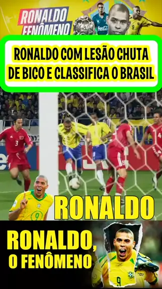 ronaldo com a taça da copa do mundo