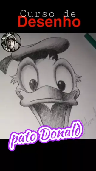 desenho para desenhar do pato donald mandrake