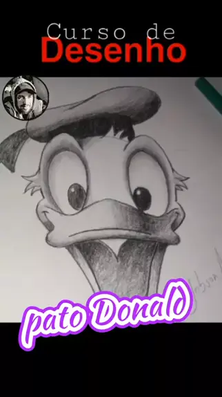 Desenho do pato donald mandrake