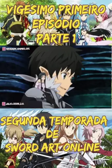 Segunda temporada do anime Sword Art Online em Julho