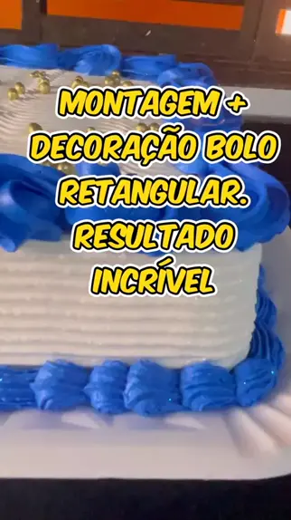 bolo quadrado masculino Simples em 2023