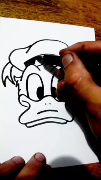 Como desenhar o Pato Donald #art #drawing #viral #patodonald