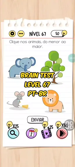 Brain test nível 68 