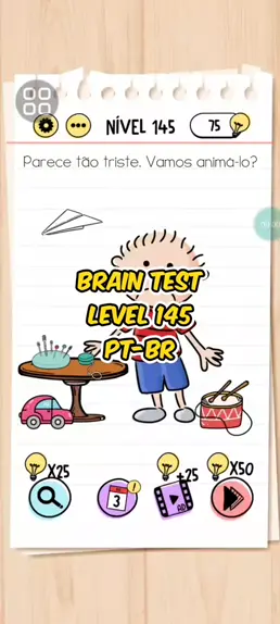 BRAIN TEST NÍVEL 411 EM PORTUGUÊS 