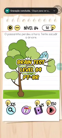 Brain test nível 85 