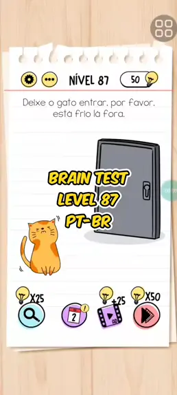 Brain Test Por favor, acenda todas as luzes. Level 1 Respostas