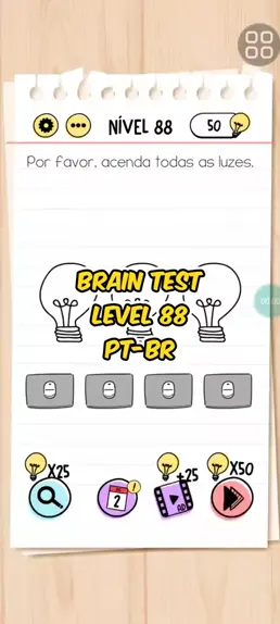 Brain test nível 88 