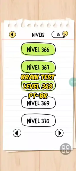 respuesta del nivel 367 de brain test