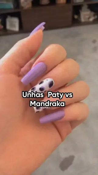 UNHAS DECORADAS NA TIP  VIREI MANDRAKA (MANDRAKE) #shorts 