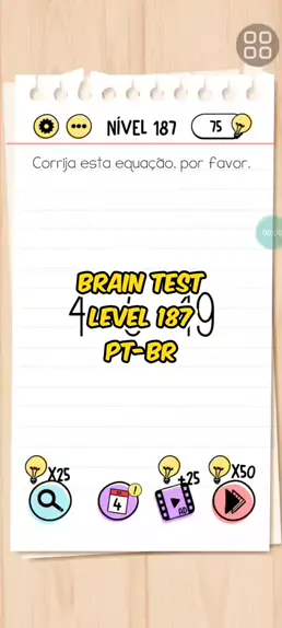 Brain test nível 188