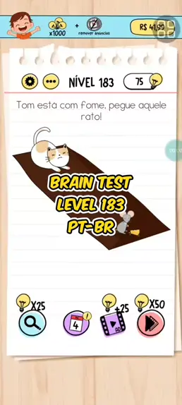 brain test nível 185 