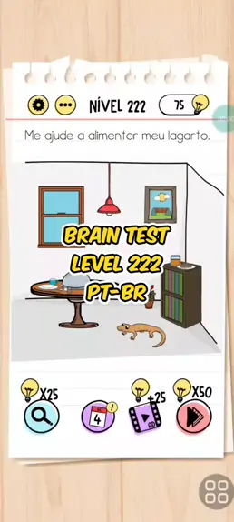 Brain test nível 222 em portugues 