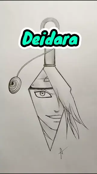 Naruto como desenhar o deidara