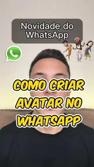 Como fazer avatar no WhatsApp