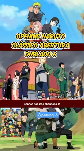 Openings do Naruto Clássico•