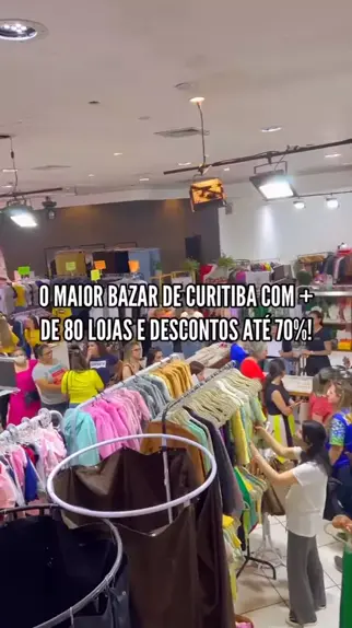 Bazar em Curitiba tem até 70% de desconto e marcas famosas