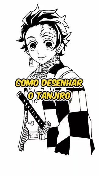 desenhando o tanjiro kamado do anime Demon slayer #drawing