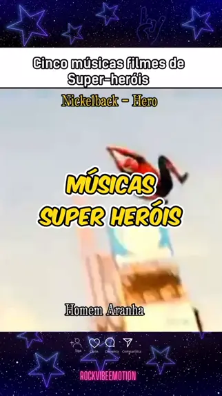 AS MELHORES MUSICAS DOS FILMES DE SUPER HEROIS 