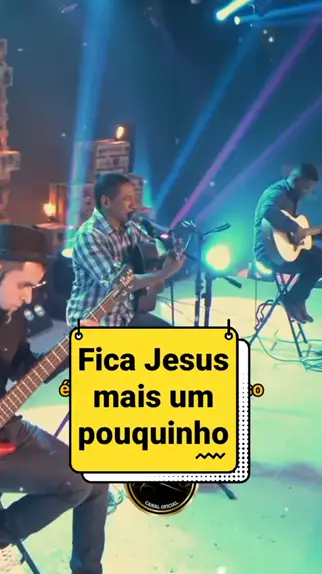 hino fica jesus