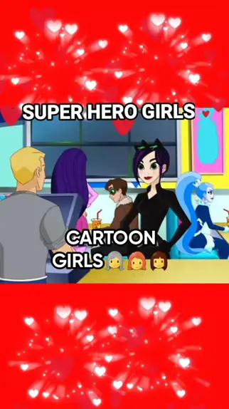 girls and cartoon