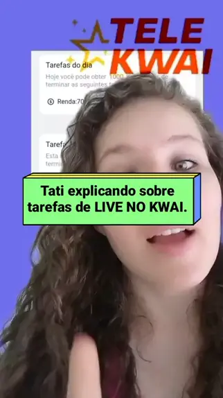 Tarefa dos Streamers no Kwai - Tati Explica 