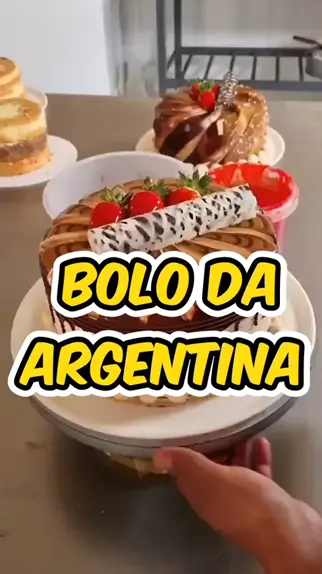 bolo da argentina redondo