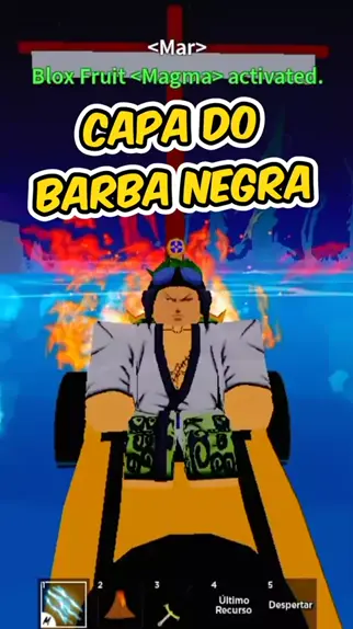 COMO PEGAR A CAPA DO BARBA NEGRA NO BLOX FRUITS! #roblox #onepiece