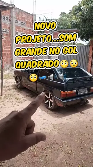 Gol quadrado tunados rebaixdos com som automotivo