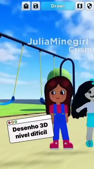 roblox girl drawing