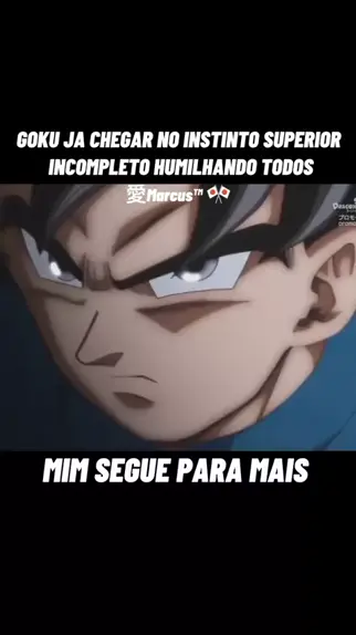 Goku domina o instinto superior completo #dragonball #dragonballsuper