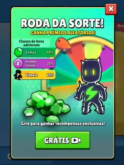 COMO PEGAR O NOVO PASSE DE GRAÇA NO STUMBLE GUYS! 🥳 