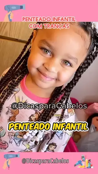 CapCut_penteados infantil com liguinhas