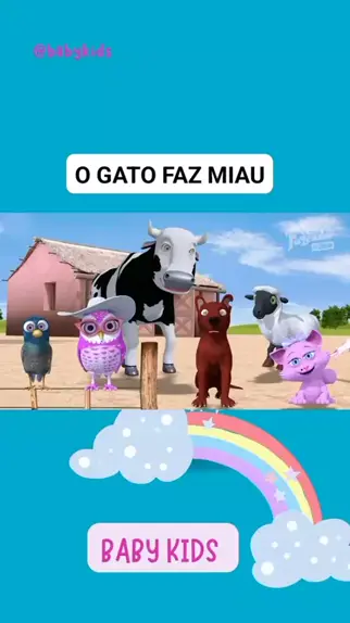 O Gatinho 🐱 Desenho Infantil Musical - HeyKids Português 