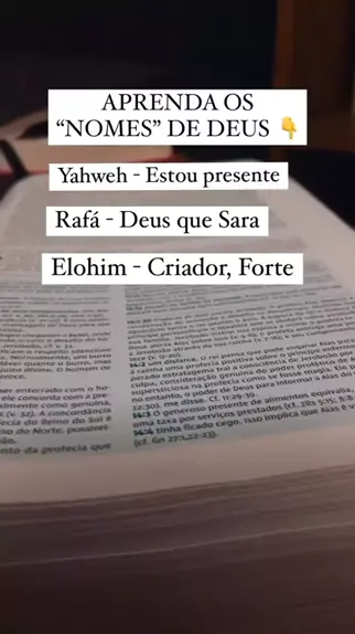 Nomes de Deus: Elohim e Yahweh