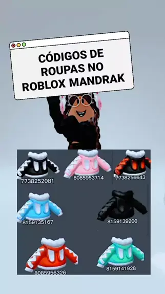 codigos de mandrake no roblox masculino