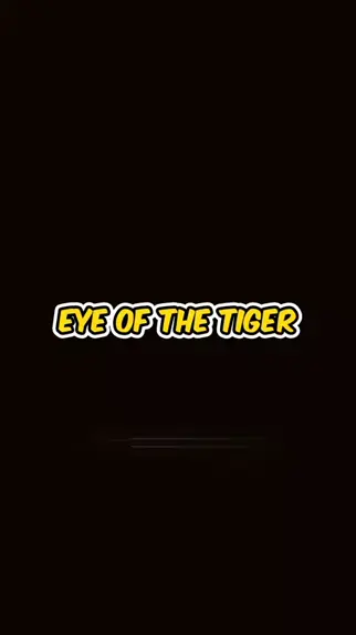 Eye of the tiger (Olho de tigre) - Survivor - Tradução 