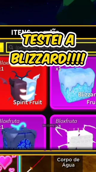 ❄ COMO FAZER A FRUTA BLIZZARD NA VIDA REAL - BLOX FRUITS 