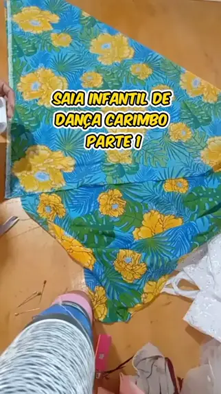 Saia para best sale dançar carimbó infantil