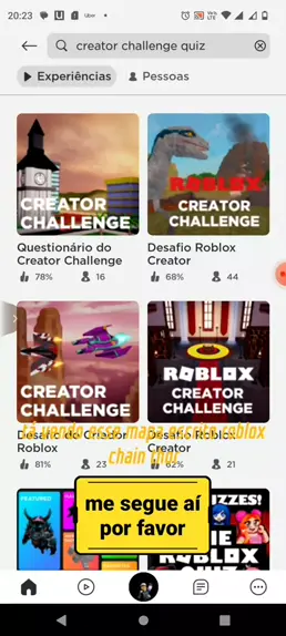 roblox creator challenge answers