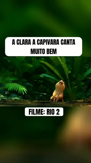 Todo dia a Clara a capivara cantando uma música diferente