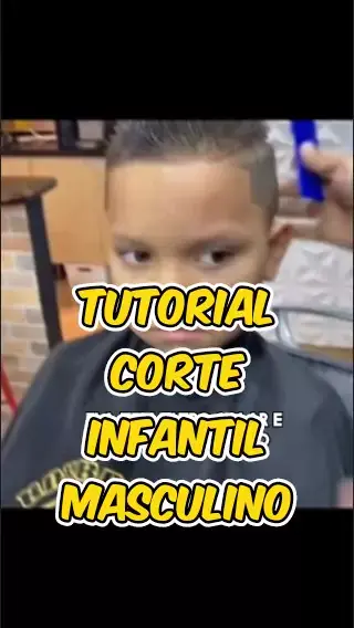 CORTE DE CABELO INFANTIL MASCULINO-TUTORIAL COMO FAZER CORTE DE