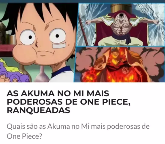 As 10 Akuma no Mi mais inúteis de One Piece, ranqueadas