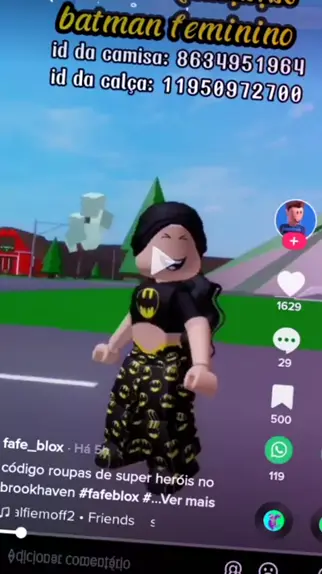 id de skin feminina para colocar no mapa #roblox 