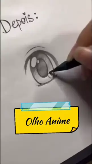 como desenhar o olho de anime feminino